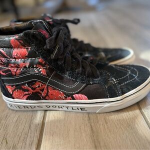Limited Edition 2022 Vans x Stranger Things Sk8-Hi Sneakers - like new